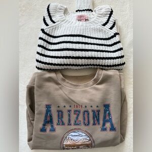 2 Sweatshirts Arizona Graphic Kids Sweatshirt - Tan